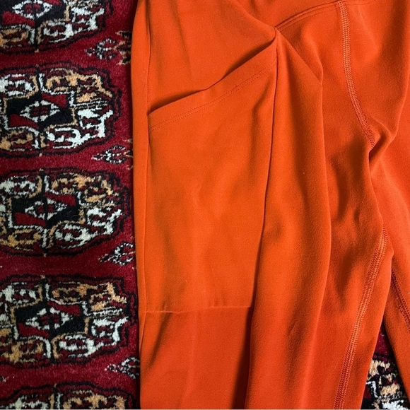 REI Coop | Dark Orange Take Your Time Crop Pocket Leggings, Medium - Picture 3 of 4